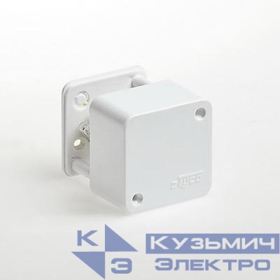 Коробка ОП Тусо распаячная 55х55х32мм 2 клемника корич. IP40 Ruvinil 65002К