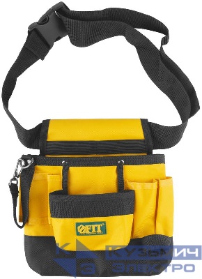 Пояс для инструмента одинарный полиэстер 9 отделений 1 петля для инструмента FIT 12517