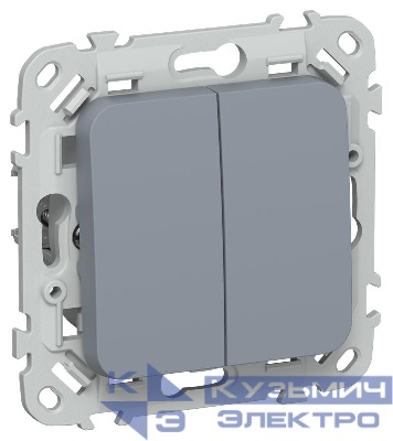 Выключатель 2-кл. СП FLITE ВС12-1-0-ФлМ 10А механизм маренго IEK FI-V20-0-10-1-K35