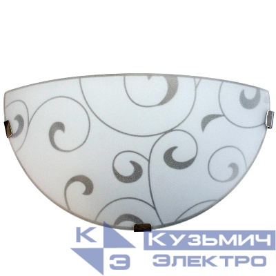 Светильник НББ 21-60 М19 "Морокко" 300/2 матов. бел./клипсы штамп метал. (инд. упак.) Элетех 1005205667