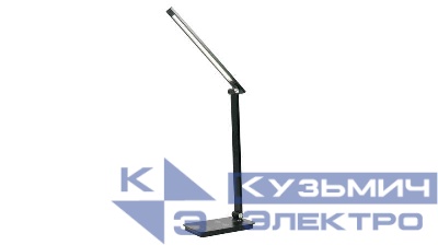 Светильник настольный UF-834 C02 8Вт 5 ССТ диммир. ночник таймер зарядка черн. Ultraflash 15724