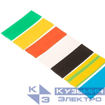 Набор трубок термоусадочных №19 ТУТ нг 15/7.5 7 цветов (уп.21шт по 10см) Rexant 29-0119