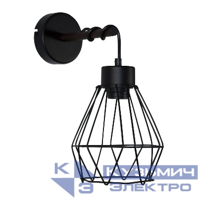 Светильник "Магна" 511 НББ 01-60-163 Е27 (ИМ) настенный черн. муар Элетех 1005404963