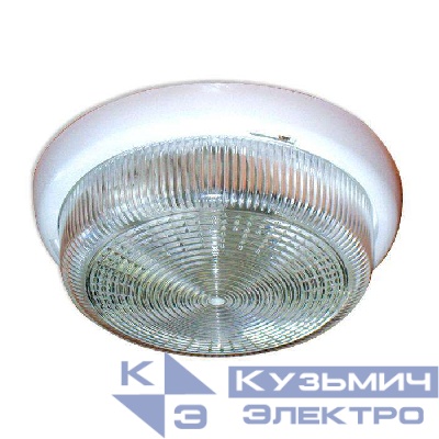 Светильник НБО 23-60-001 "Раунд" d220 1х60Вт E27 IP44 корпус бел. Элетех 1005500564