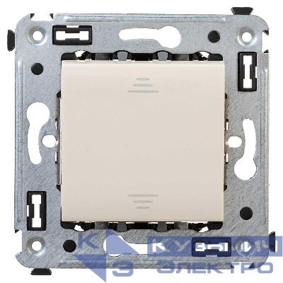 Инвертор 1-кл. 2мод. СП Avanti "Ванильная дымка" 16А IP20 беж. DKC 4405123