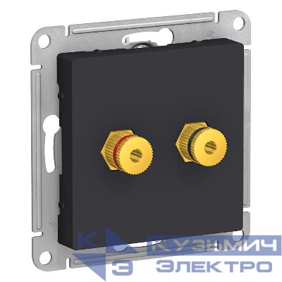 Розетка аудио 2-м AtlasDesign карбон SE ATN001087