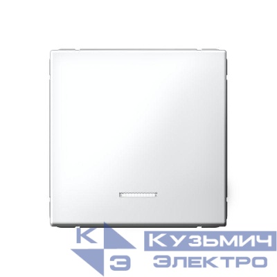 Выключатель 1-кл. ArtGallery (сх. 1а) 10AX с подсветкой механизм бел. SE GAL000113