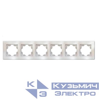 Рамка 6-м Афина стеклянная жемчуж. UNIVersal 2265