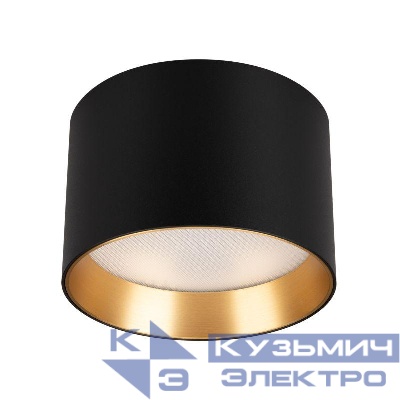 Светильник светодиодный SP-BISCOTTO-R120-12W Warm3300-MIX BK-GD 80deg 230В IP54 12Вт 3300К метал. Arlight 055026