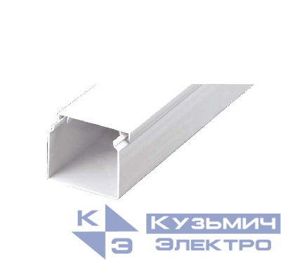 Кабель-канал 60х60 L2000 с двойн. замком пластик Урал Пак КК-19060060-024