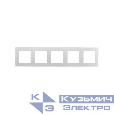 Рамка 5-м Simon24 алюм. 2400650-033