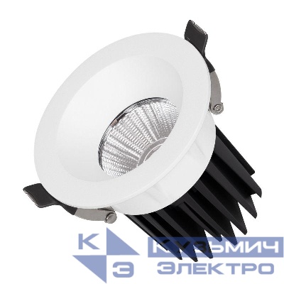 Светильник светодиодный MS-ATOLL-BUILT-R86-10W Warm3000 (WH 36 deg 230В) IP54 металл Arlight 044593