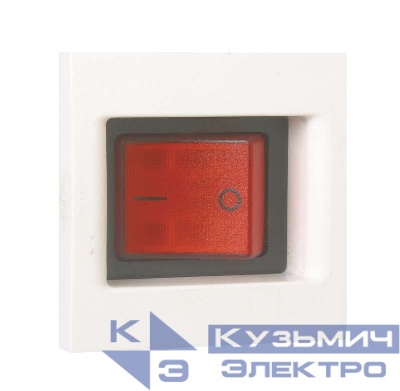 Выключатель 1-кл. 2п СП Simon Connect 16А IP20 с подсветкой механизм бел. Simon KL04-9