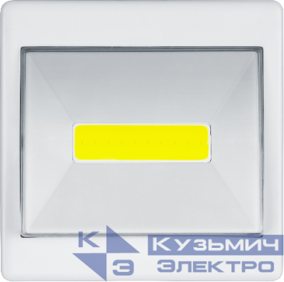 Фонарь 14 231 NPT-PL03-3AAA пласт. пушлайт 1COB LEDx3Вт 1реж. Navigator 14231