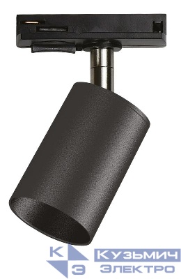 Светильник-прожектор трековый PTR 26 GU10 IP20 230В BL черн. JazzWay 5037984A