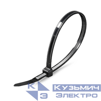 Хомут нейлоновый КСС MULTILOCK 5х250 черн. (уп.100шт) Fortisflex 102320