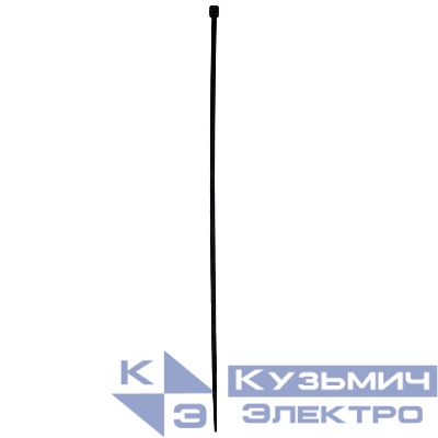 Хомут кабельный (стяжка) PCT 2.5х200-100BL 2.5х200 PA6.6 черн. (уп.100шт) JazzWay 5054394