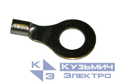 Кольцевой кабельный наконечник RNB 2-6 (НК d=6,4мм) 1,5-2,5мм2, неизолированный, 100 шт, NETKO Optima