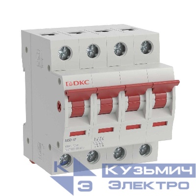 Выключатель нагрузки модульный 4п 80А MSD YON MSD-4P80