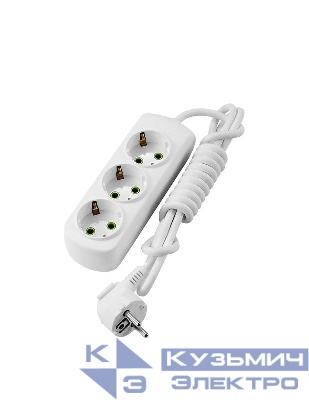 Удлинитель 3х2м с заземл. Letitia LEZARD 721-0302-301