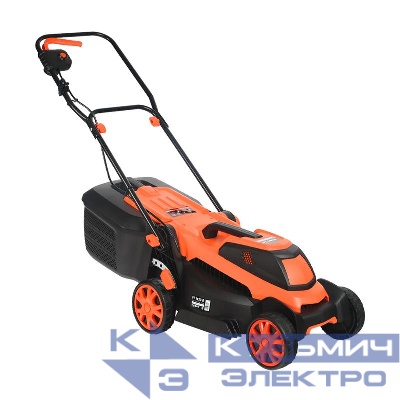Газонокосилка электрическая PT 1433E 1.4кВт 32см плавный пуск травосборник 30л пластик. PATRIOT 512309216