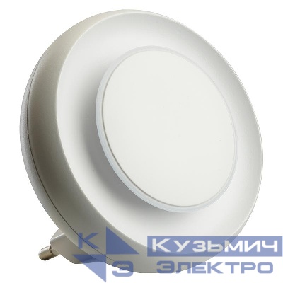 Светильник-ночник FN1123 0.5Вт 230В круг бел. FERON 52063