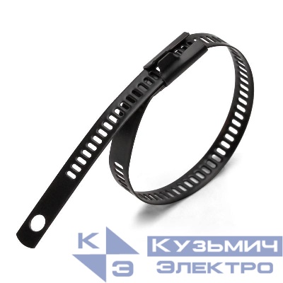 Хомут кабельный СКЛ-П (316) 7х450 стальной лестничного типа с покрытием (уп.100шт) Fortisflex 74158