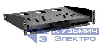 Полка выдвижная для клавиатуры 2U 300мм RAL9005 DKC R5REIT30B