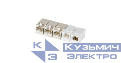 Соединитель Keystone кат.5E (класс D) 100МГц RJ45-RJ45 (8P8C) неэкранир. для системы мониторинга гарантия: 5 лет расширен. / 25 лет системн. бел. NIKOMAX NMC-KJUD55C-LS-WT