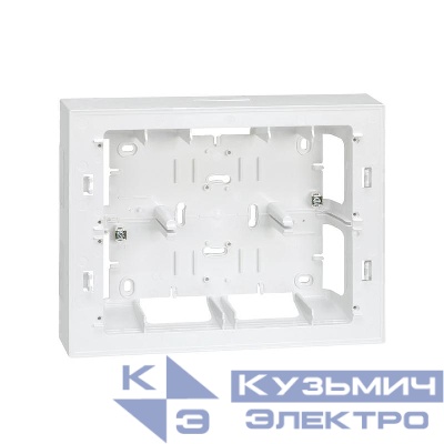 Коробка для наружн. монтажа накладки 250х193х53мм Simon27 27722-35 бел. 27866-65