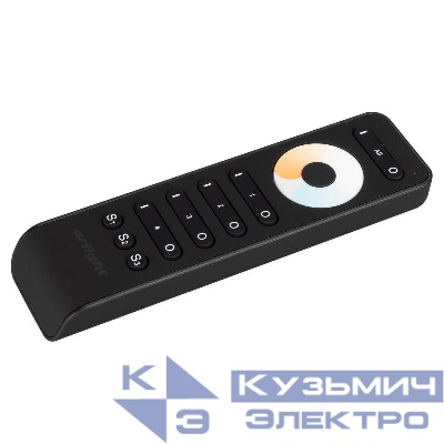 Пульт SMART-R33-MIX Black (4 зоны 2.4G) (IP20 пластик) Arlight 032942