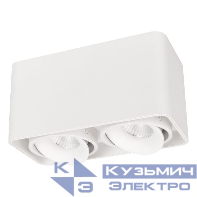 Светильник светодиодный SP-CUBUS-S195x100-2x8W Day4000 WH 45 deg IP20 230В металл Arlight 036059