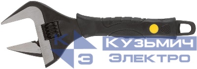 Ключ разводной "Контур" узкие губки шкала экстра увелич.захват ПВХ накладка на ручку 250мм (50мм) FIT 70173