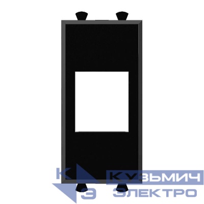 Адаптер без шторки для Keystone "Avanti" "Черный квадрат" DKC 4402211