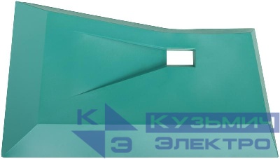 Шпатель мягкий ПВХ пластик две рабочие кромки 80мм/140мм FIT 06891