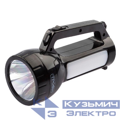 Фонарь-прожектор аккумуляторный PA-504 SMD LED 1Вт боков. светильник 24 SMD LED 2 режима 4 Трофи Б0042439