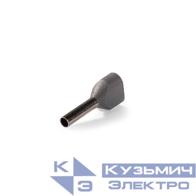 Наконечник штыревой втулочный изолированный НШВИ(2) 0.75-8 ЕВРО сер. КВТ 103244