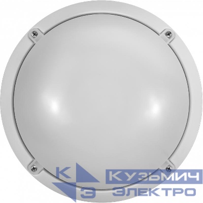 Светильник светодиодный 90 068 OBL-R1-12-4K-WH-IP65-LED-SNRV1 с акустическим датчиком ОНЛАЙТ 90068