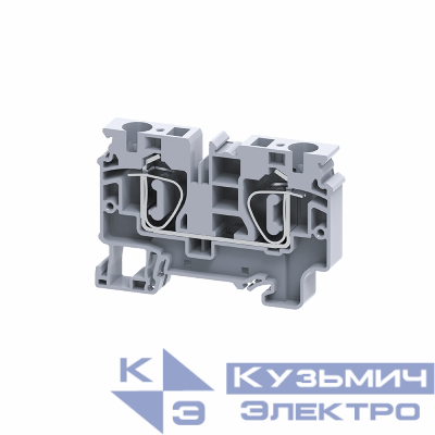 Клемма проходная пружинная OptiClip CX-10-I-57A-(0.2-10) сер. КЭАЗ 289717