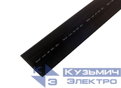 Трубка термоусадочная ТУТ нг 80.0/40.0 черн. 1м Rexant 25-0080