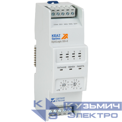 Модуль дискретного вывода OptiLogic L-DO-8 КЭАЗ 288019