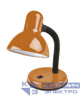 Светильник настольный TLI-225 ORANGE E27 механ. выкл. оранж. Uniel UL-00001802
