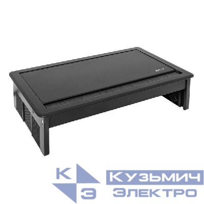 Блок розеточный встраиваемый настольный выдвижной 8 мод. черн. C-Line EKF cl-vnbv-8-b