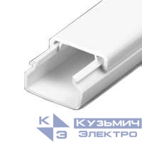 Кабель-канал 15х10 L2000 с двойн. замком пластик Урал Пак КК-19015010-200