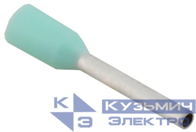 Наконечник НШВИ 0.34-8 бирюз. (уп.100шт) IEK UGN11-C34-008-100