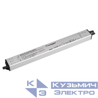 Блок питания ARPV-LG24060-LINEAR-PFC-DALI2-PD 24В 2.5А 60Вт IP67 металл Arlight 033428