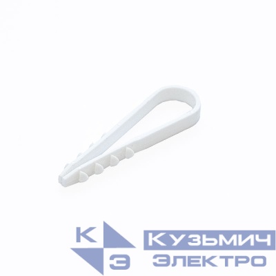 Дюбель-хомут 11-18 для круглого кабеля бел. (уп.100шт) Промрукав PR08.6943