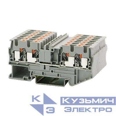 Клемма проходная КНБ 4-4 СТЭЗ 14000150