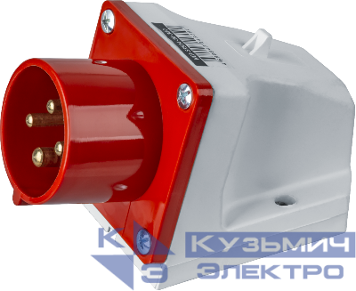 Вилка стационарная 16А 3P+PE IP44 14 319 NCA-SR514-16-380 Navigator 14319