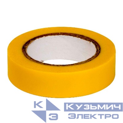 Лента изоляционная ПВХ 19х0.15 (20м) в рулоне желт. DKC PVC192015Y